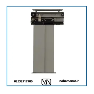 درب تلسکوپی دو لته طبقه آسانسور یاران عرض 90